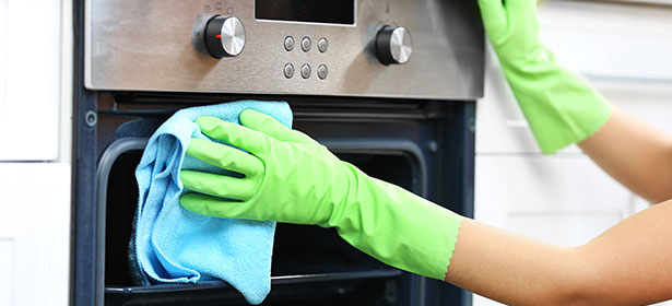 Professional oven cleaning